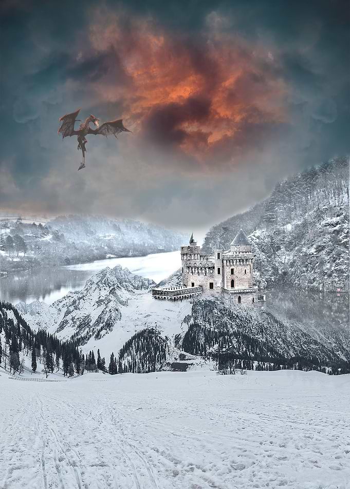 Dragon and Castle