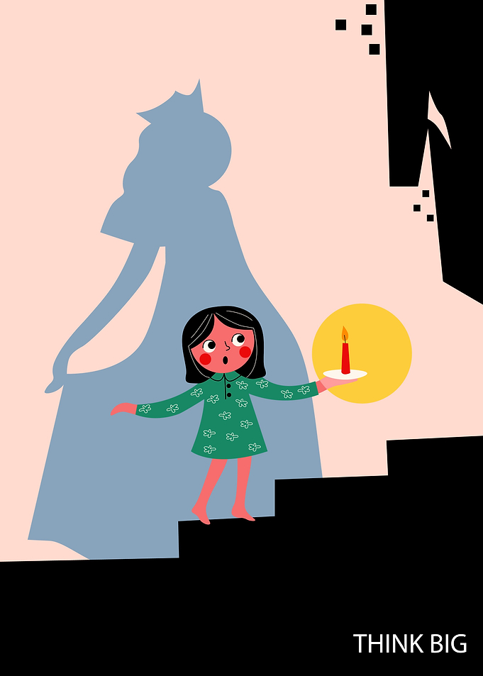 Be A Princess Flat Design
