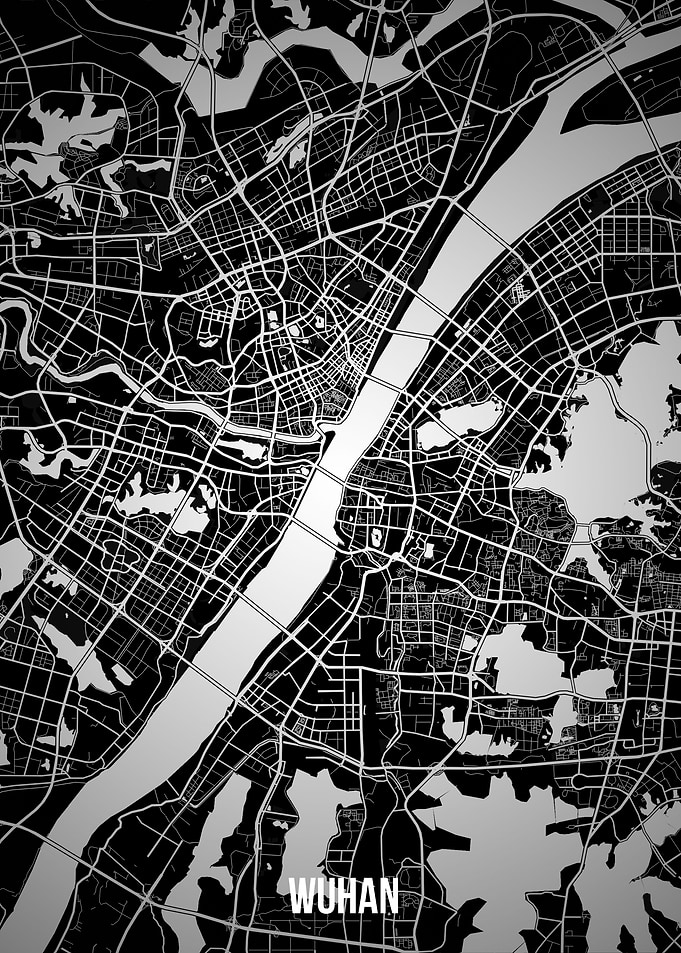 Wuhan dark map