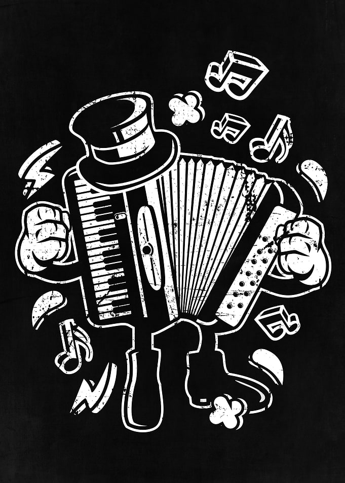 Accordion Comic Doodle