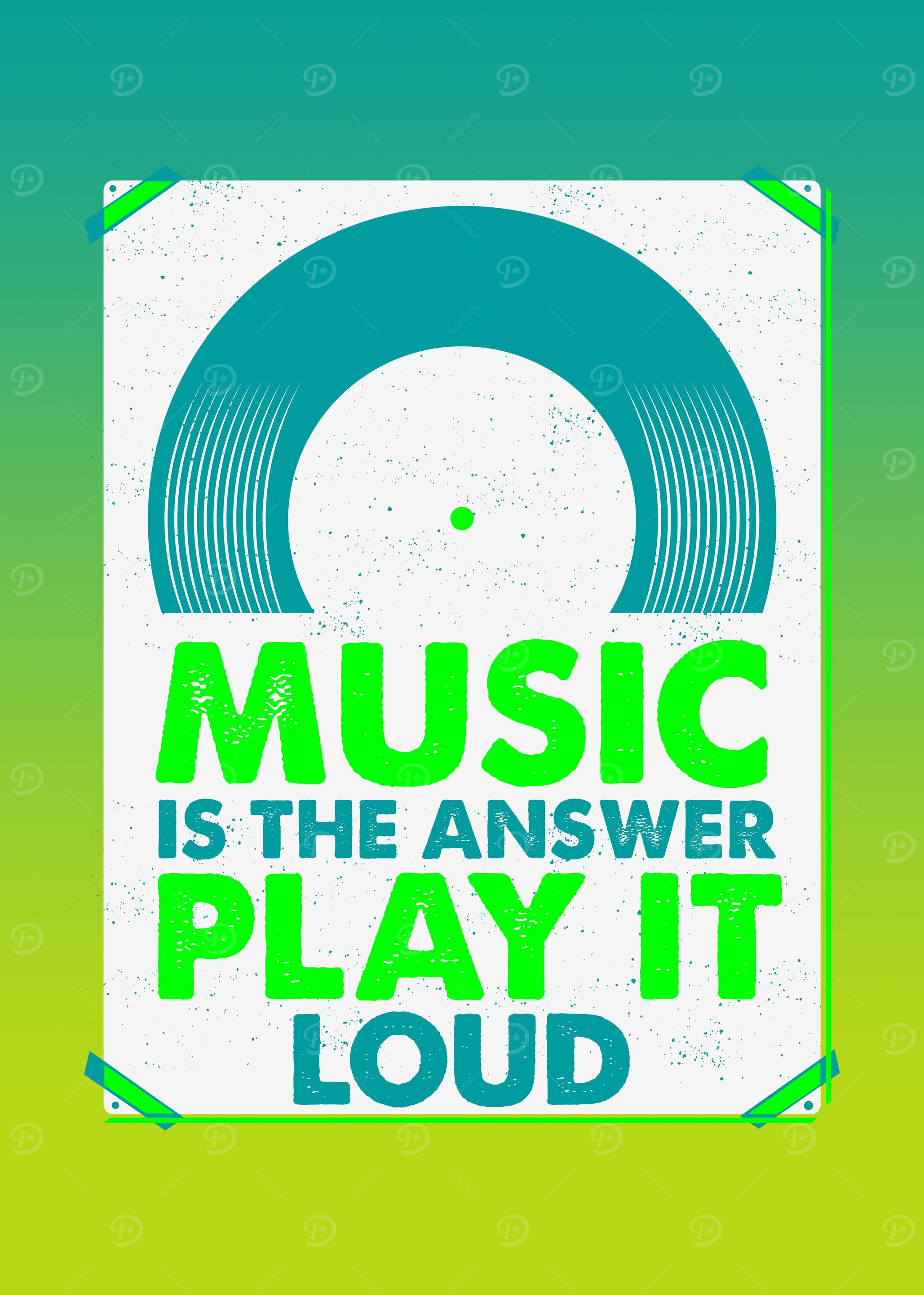 Music Is The Answer Vinyls