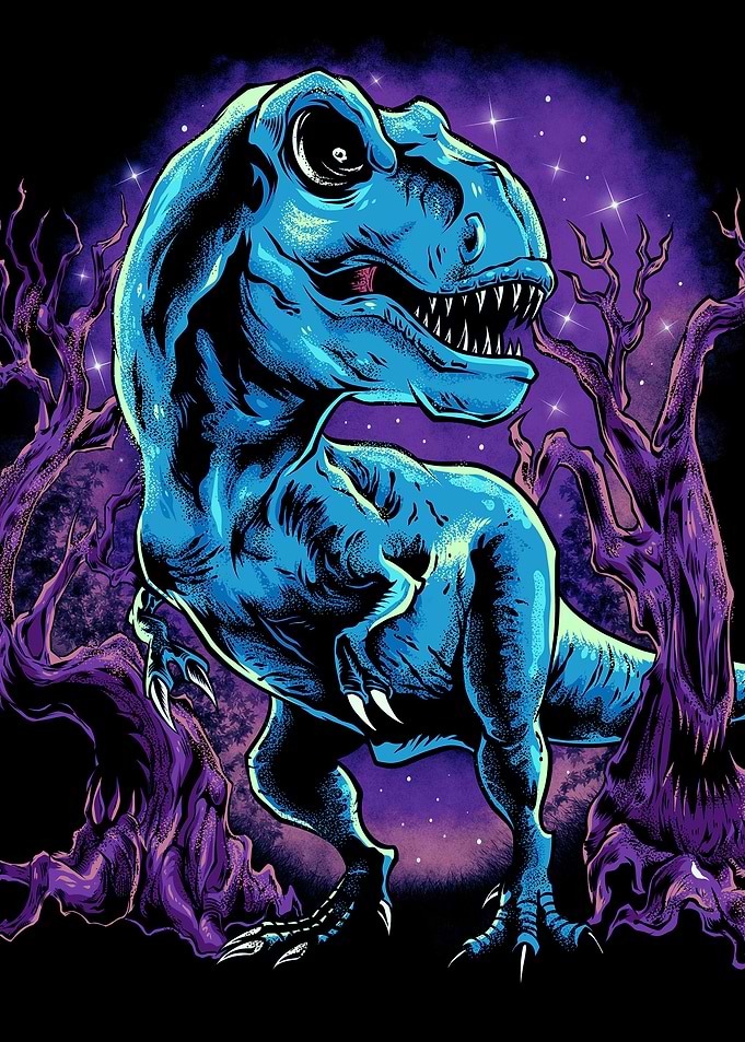 Tyrannosaurus TRex Night