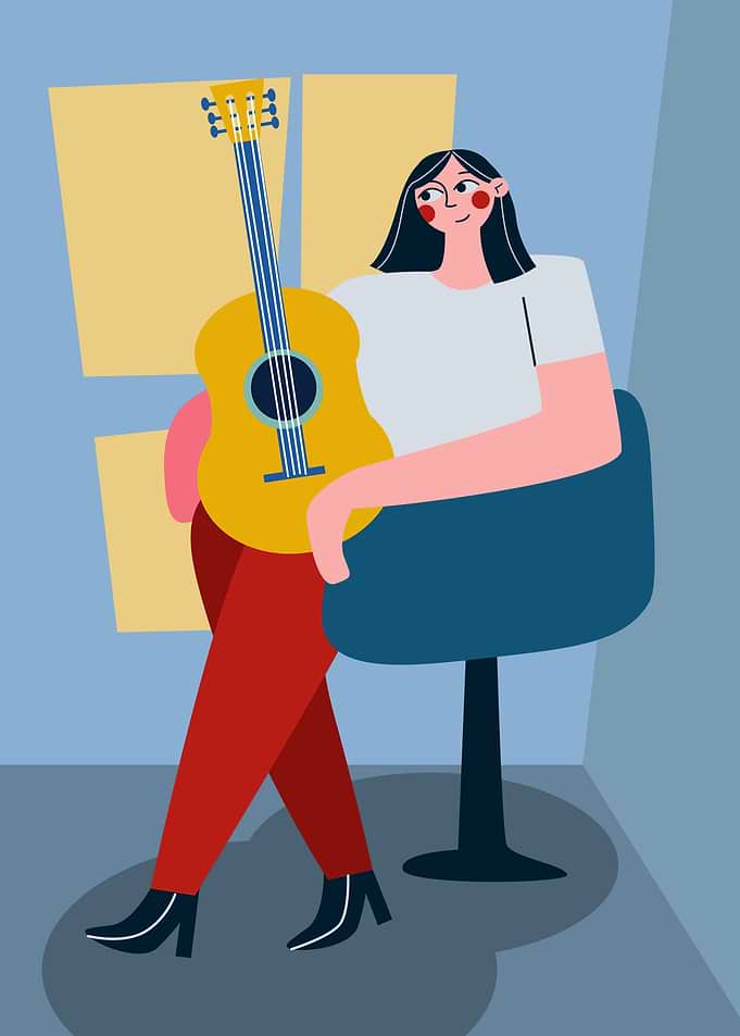 Posing with My Guitar