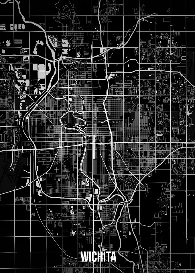 Wichita dark map