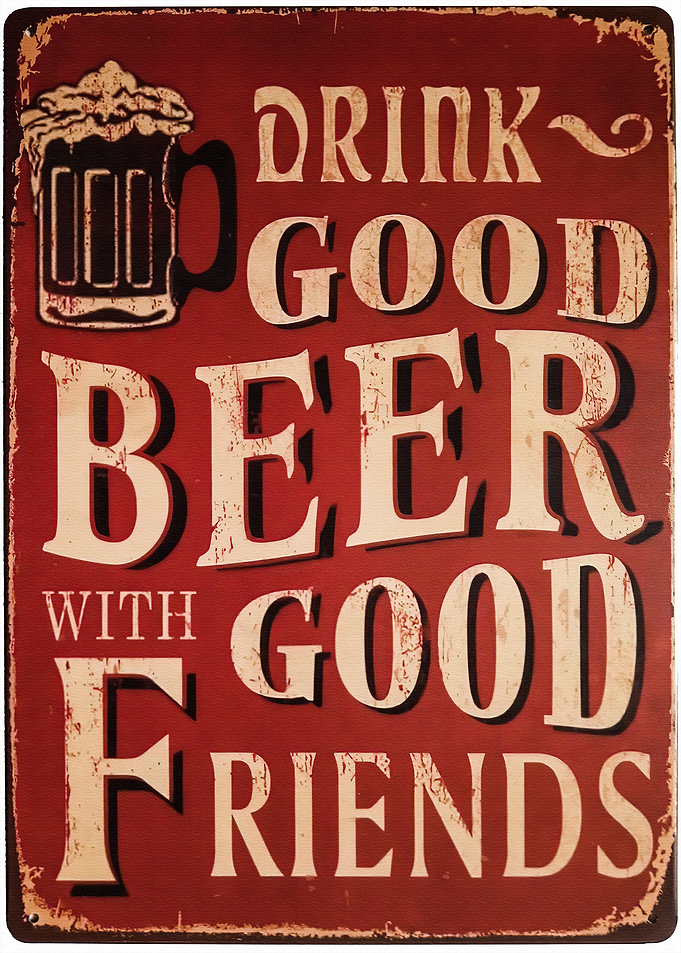 Beer Retro Friend