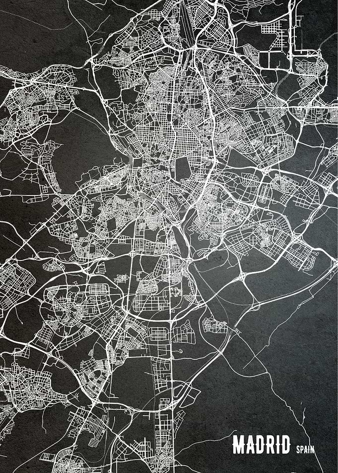 Madrid City Map