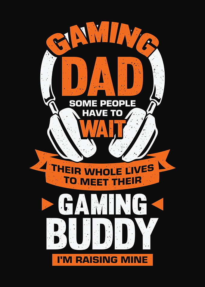 Gaming Dad Son Design