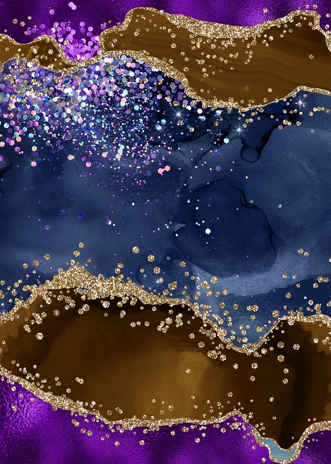 Peacock Glitter Agate 02