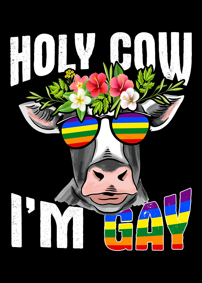 Gay LGBT Cow