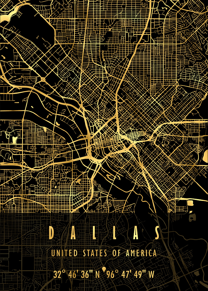 DALLAS MAP USA