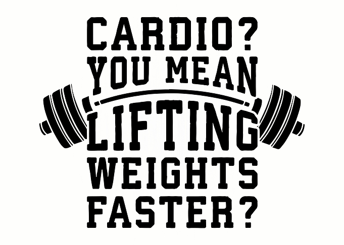 Cardio Lift Weights Faster