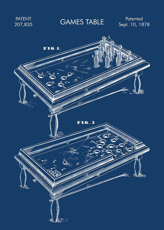 GAMES TABLE BLUEPRINT