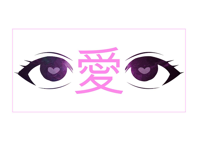 Anime Heart Eyes Love