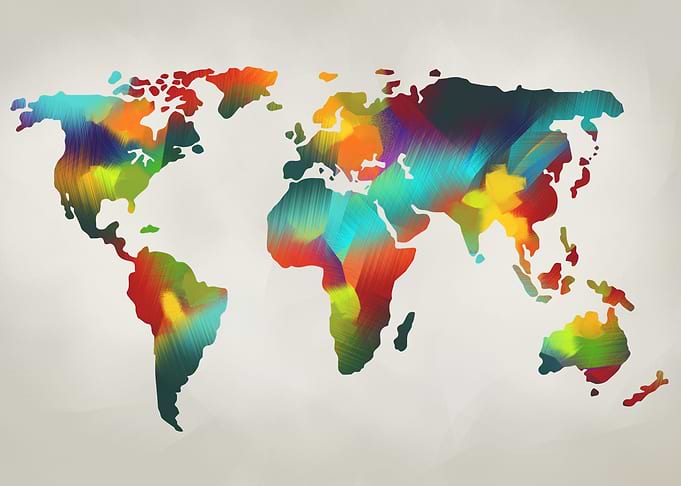 world map