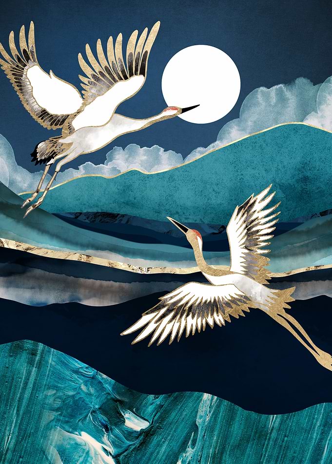 Midnight Cranes