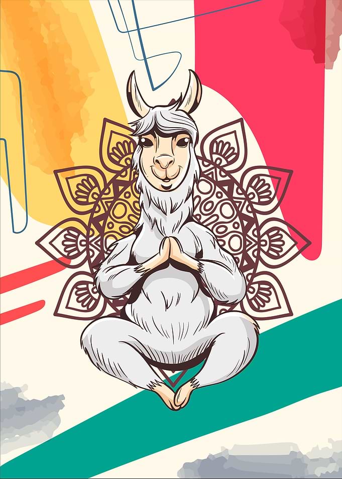 Llama Mandala Meditation