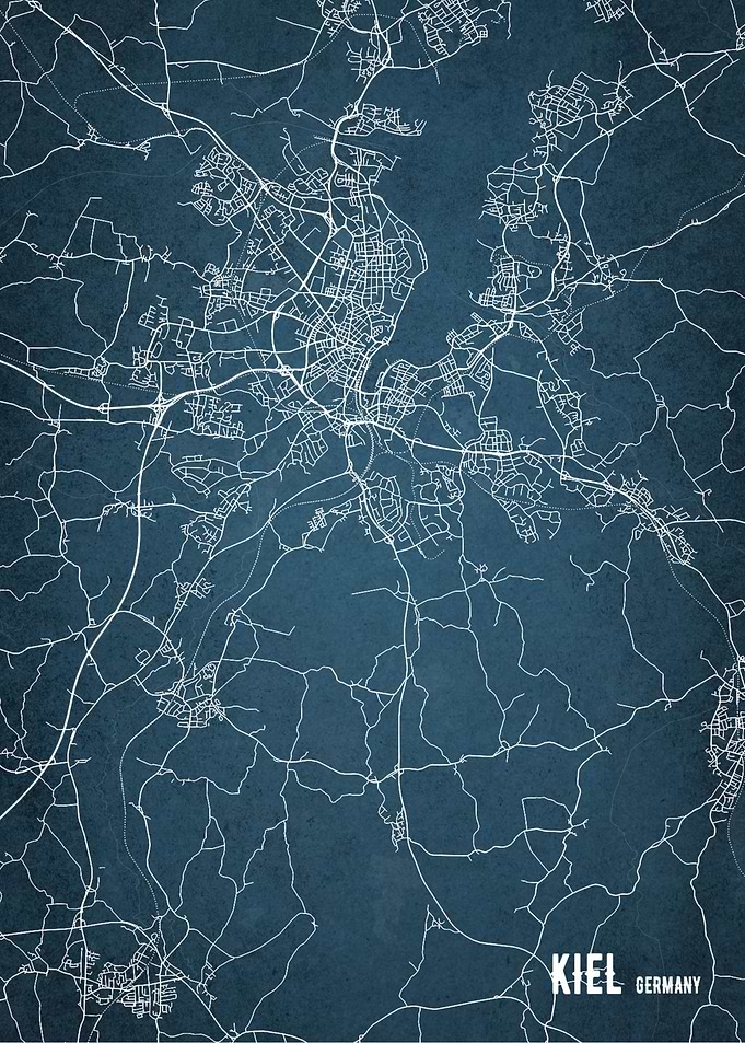 Kiel Germany City Map