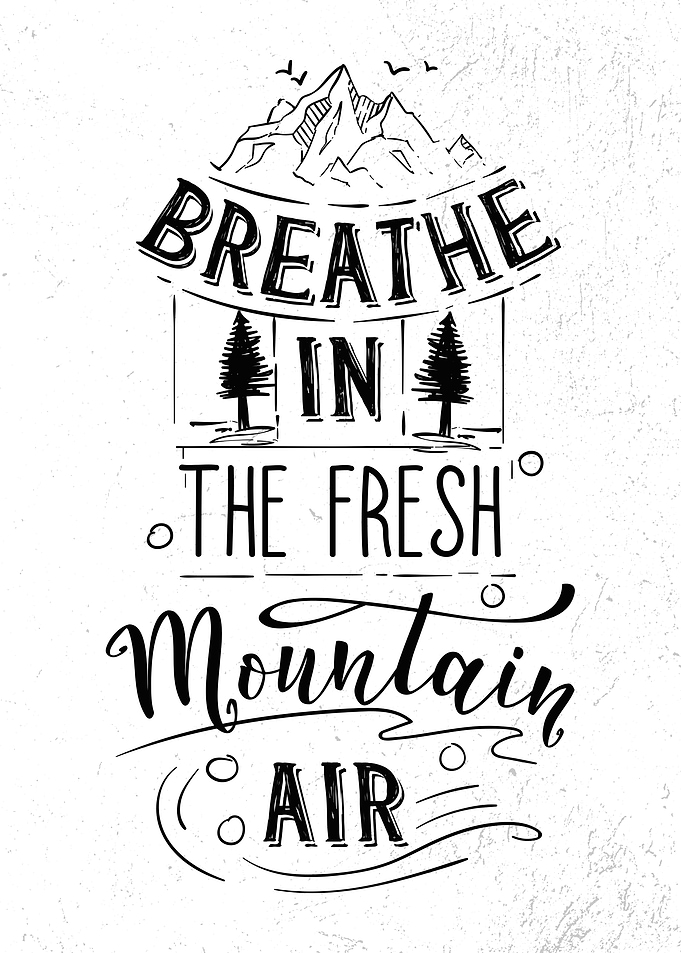 Hiking Quote Wall Art