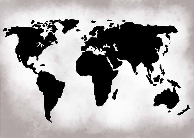 world map