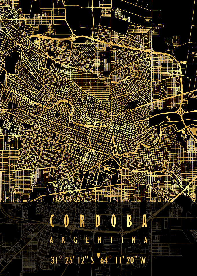 CORDOBA MAP ARGENTINA