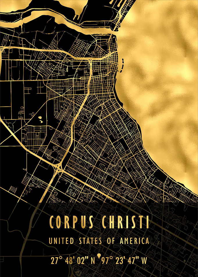CORPUS CHRISTI MAP USA