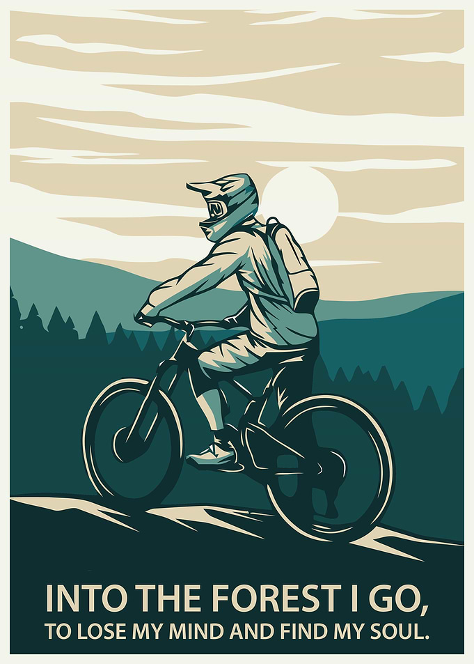 Retro Enduro Mountain Bike