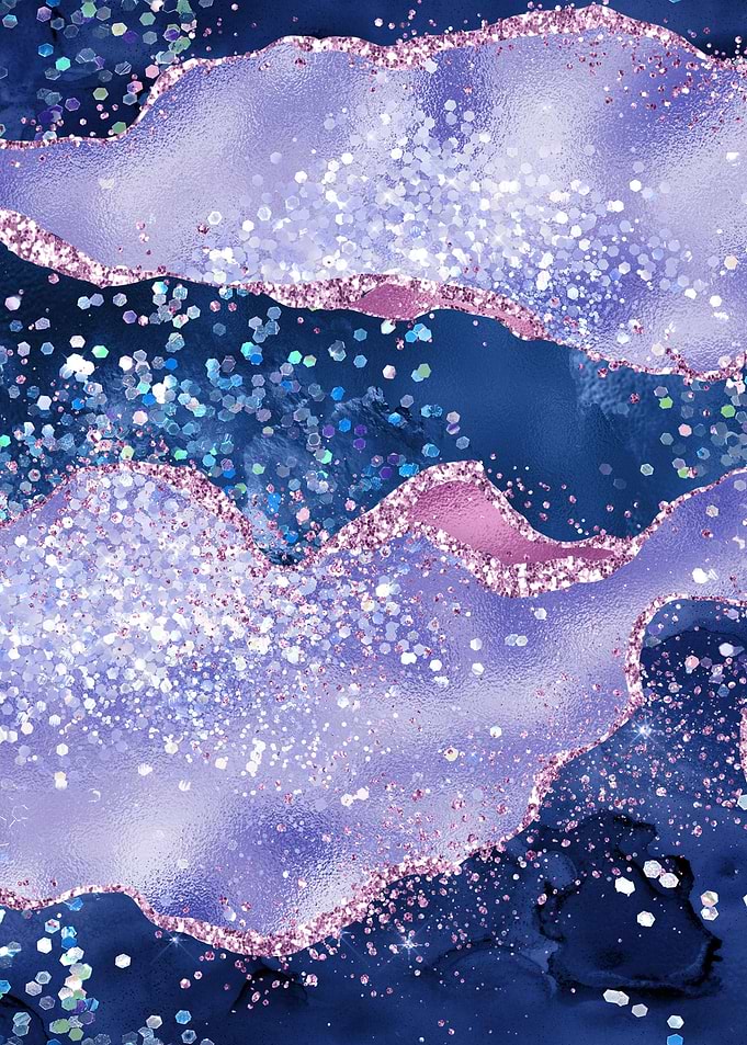Ocean Glitter Agate 02