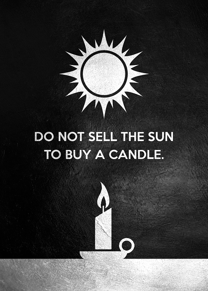 The Sun and the Candle