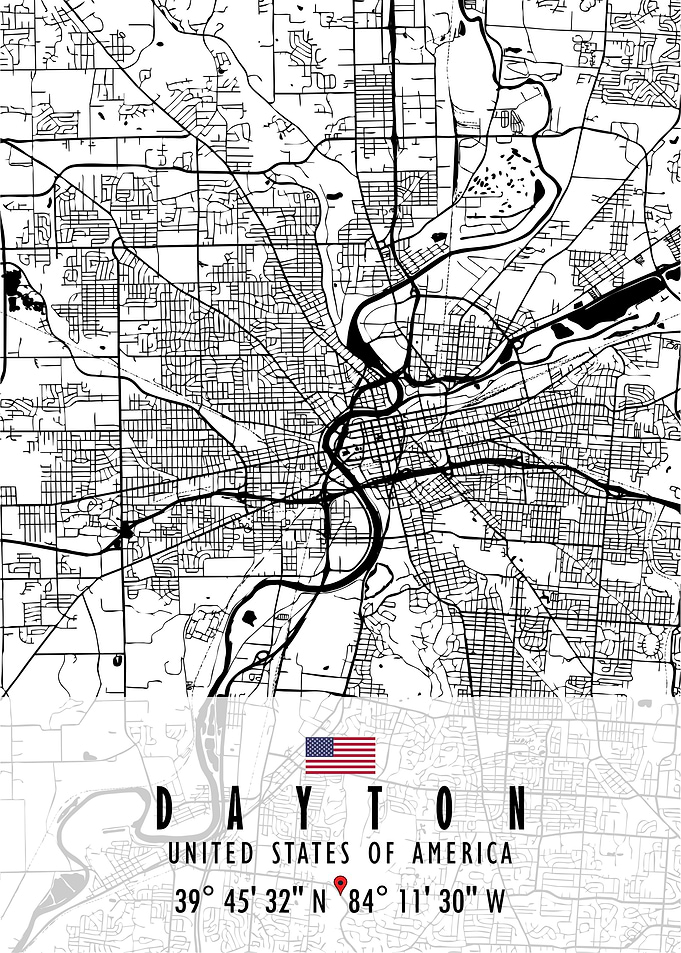 DAYTON MAP USA