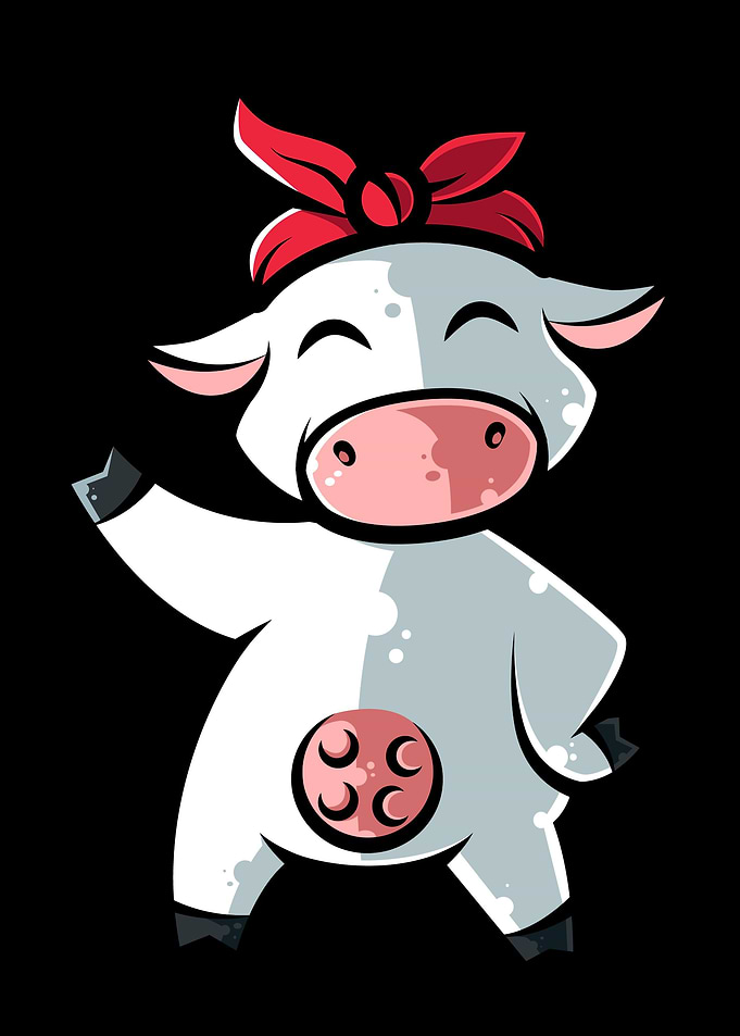 Cow Bandana Animal Lover