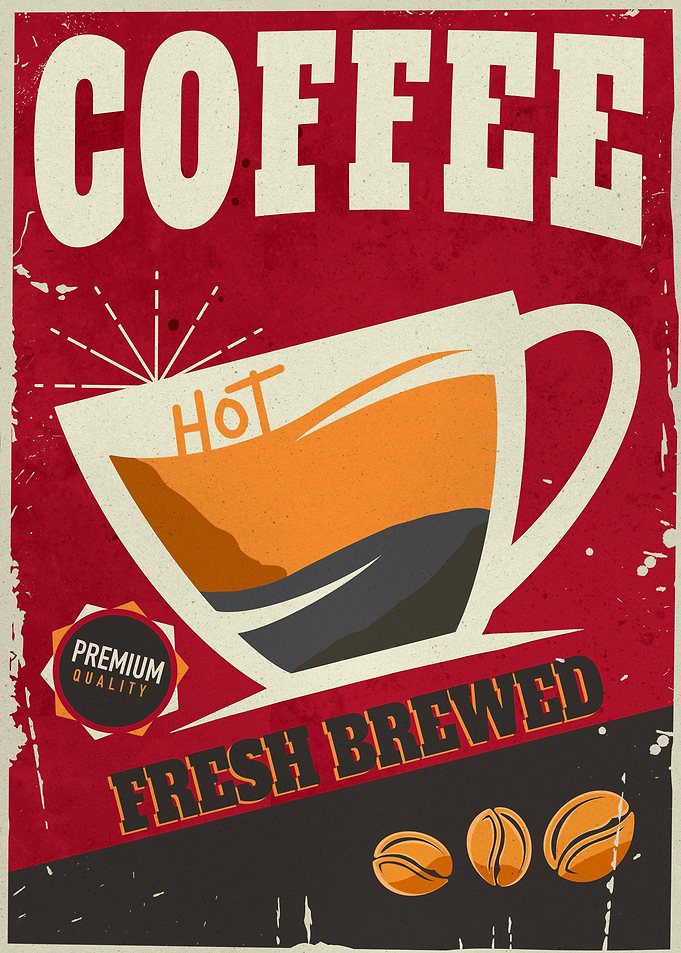 Coffee vintage posters