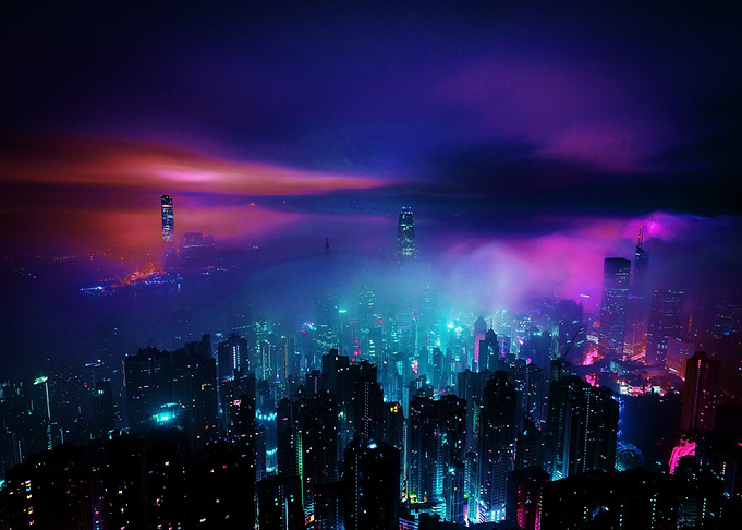night town hongkong