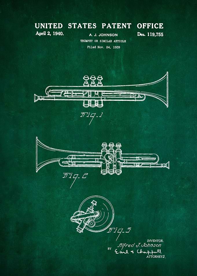 57 1940 Trumpet Patent