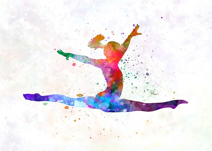 Gymnastic jumping