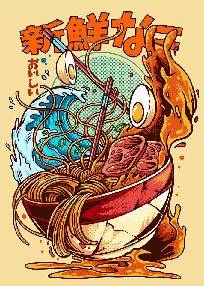 Angry Ramen Bowl