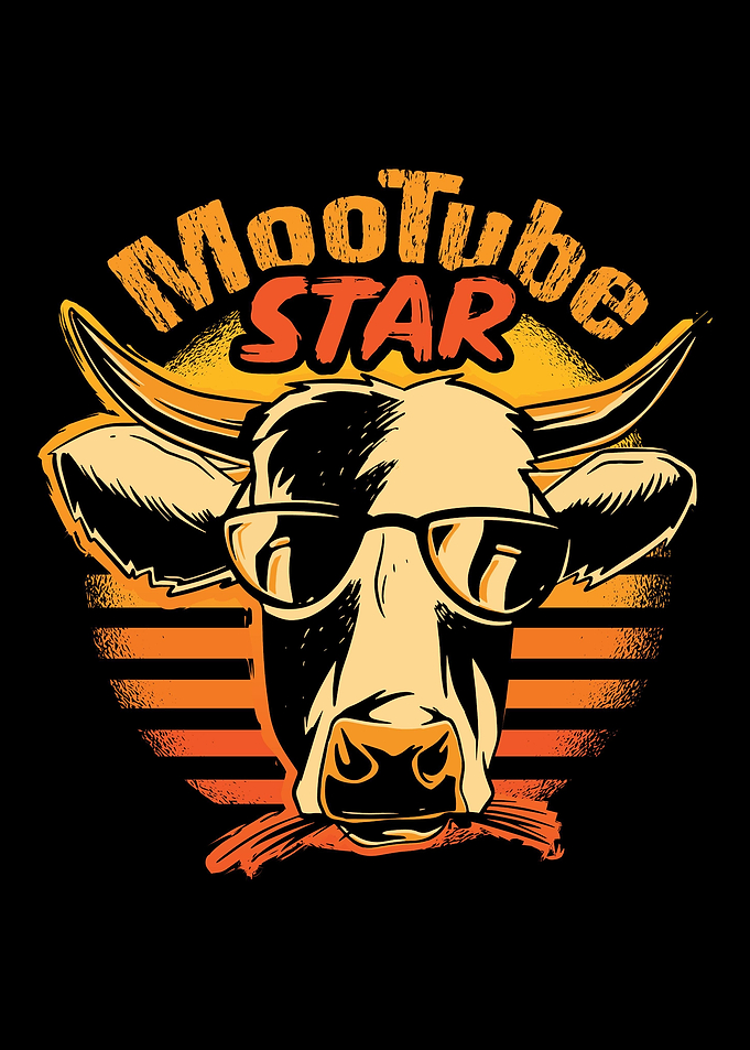 Social Media Cow