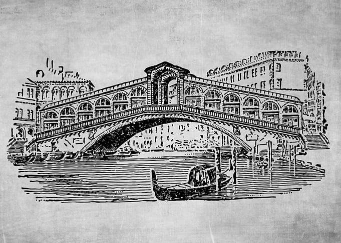 Rialto Bridge Venice Italy