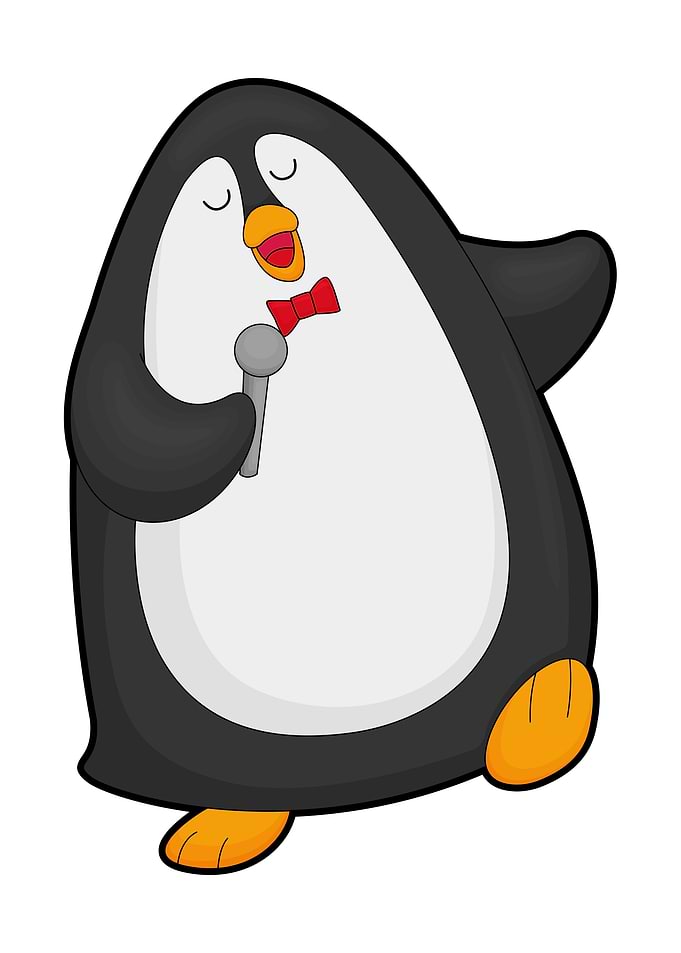 Penguin Singer Microphone