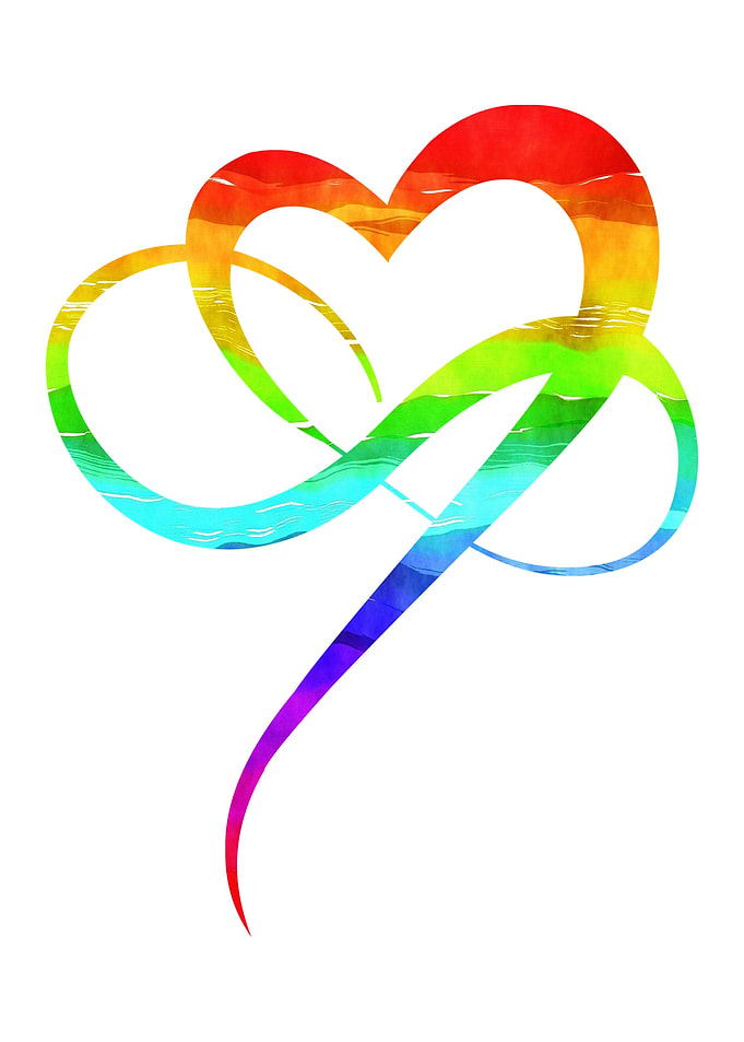 LGBTQ Rainbow Heart