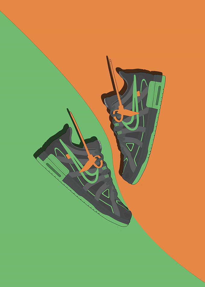 off green sneakers