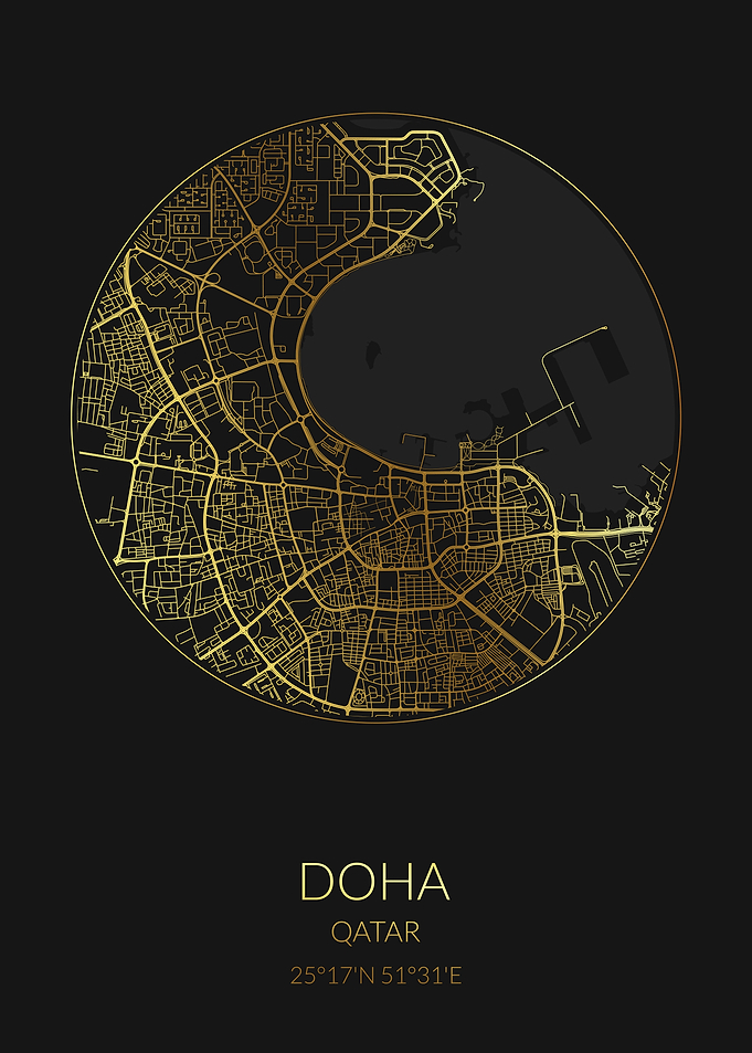 Doha Black Gold Map
