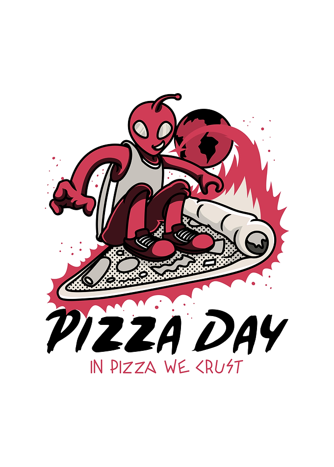 Pizza Day Alien