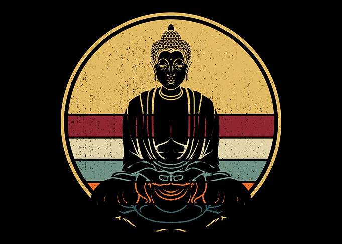 Retro Buddha Buddhism