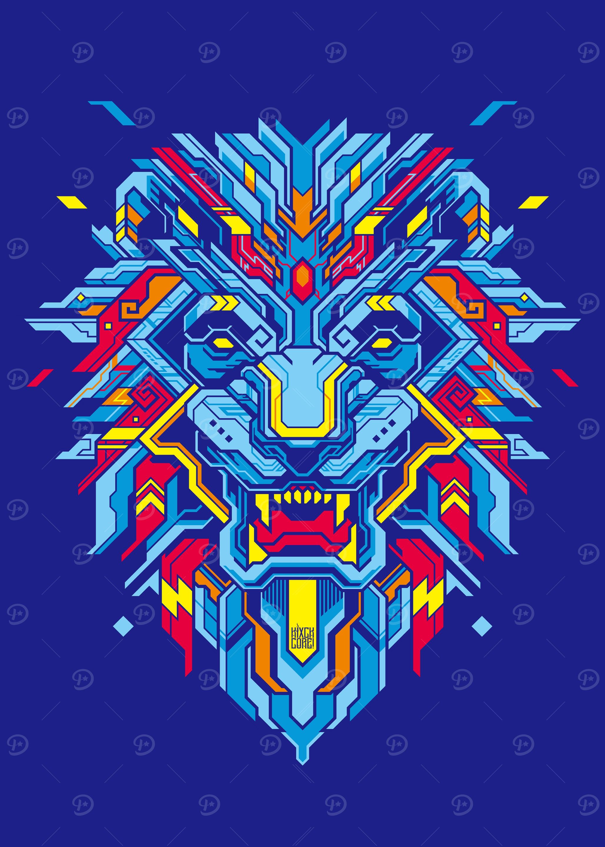 Lion Pallete Pop Art