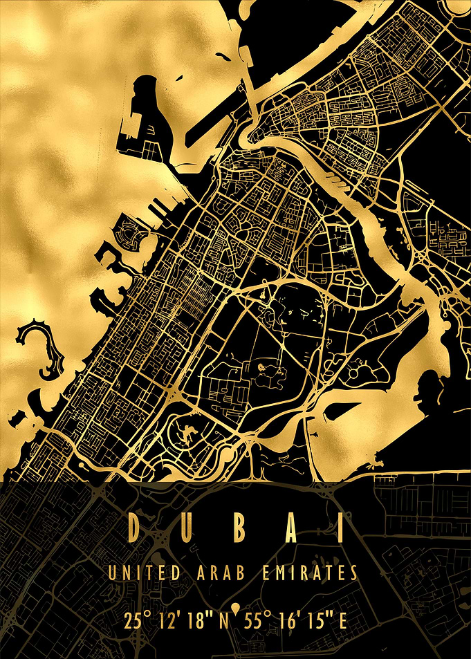 DUBAI MAP UAE