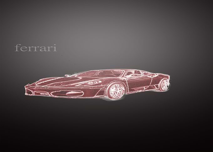 Blue Print Ferarri
