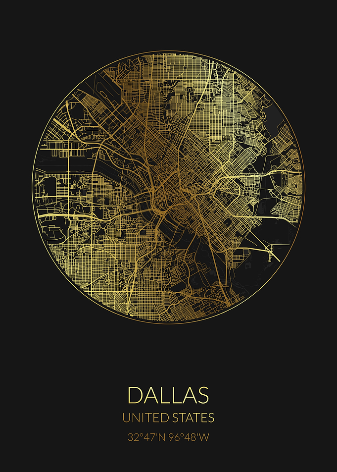 Dallas Black Gold Map