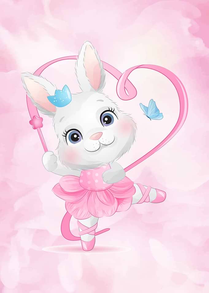 sweet cute bunny Girl