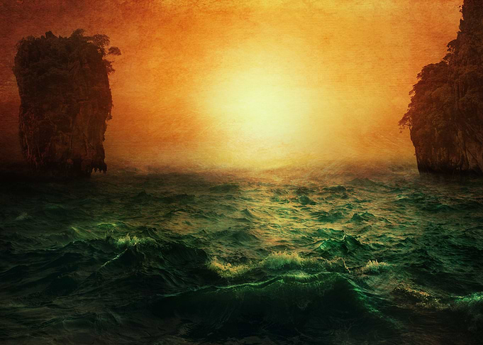 Island coast