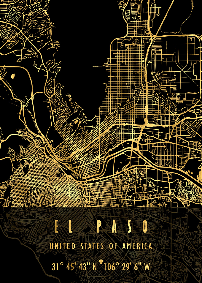 EL PASO MAP USA